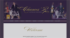 Desktop Screenshot of chancesraussies.com